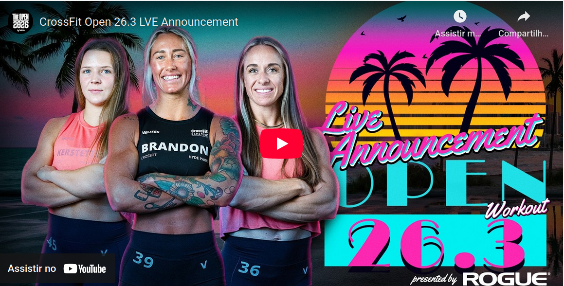 Open 26.3 Onde Assistir Crossfit