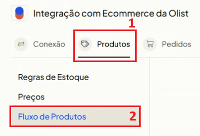 Painel de Configurações Avançadas desbloqueado após a instalação inicial da integração com o Ecommerce da Olist