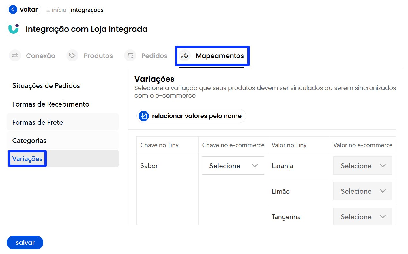 Tela oficial do Olist ERP - Campos Adicionais em Pedidos - Sincronização automática de pedidos e formatação de contatos - Passo 12