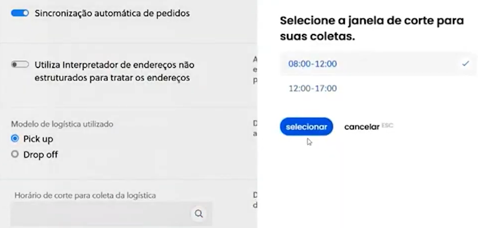Tela oficial do Olist ERP - tut18_integrar_tiktok_shop_olist_erp Passo 22