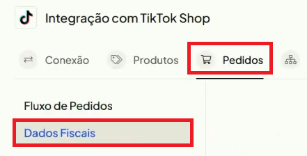 Tela oficial do Olist ERP - tut18_integrar_tiktok_shop_olist_erp Passo 26