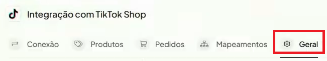 Tela oficial do Olist ERP - tut18_integrar_tiktok_shop_olist_erp Passo 5