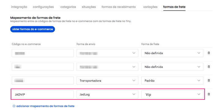 Tela oficial do Olist ERP - tut23_integrar_woocommerce_olist_erp Passo 9 - Opção Excluir todos os anúncios no ERP em Mais Ações da integração WooCommerce