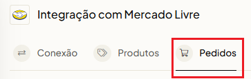 Tela oficial do Olist ERP - tut15_mercado_livre_hub_olist Passo 11