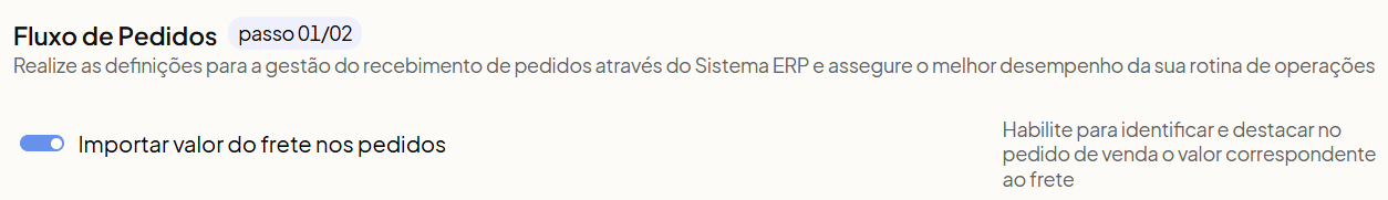 Tela oficial do Olist ERP - tut15_mercado_livre_hub_olist Passo 12
