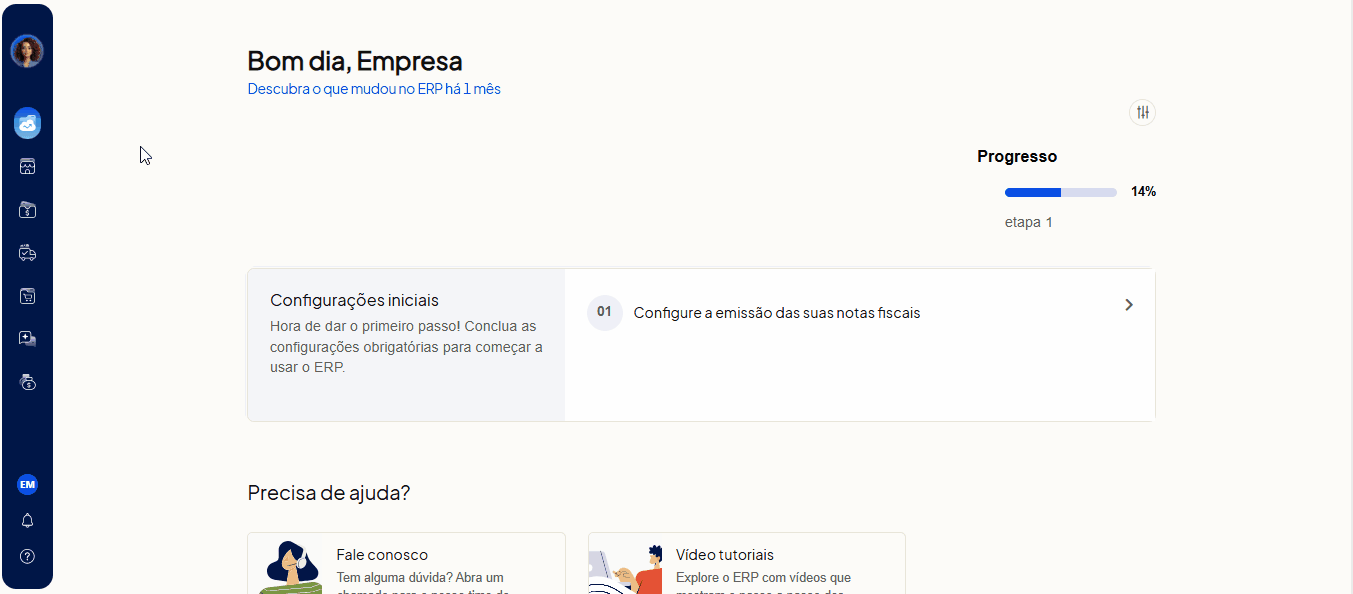 Tela oficial do Olist ERP - tut5_menu_global Passo 11