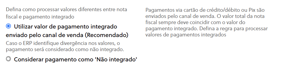 Tela oficial do Olist ERP - tut20_pagamento_integrado_ecommerce Passo 1 - Configuração de Pagamento Integrado na Aba Pedidos e Fluxo de Pedidos