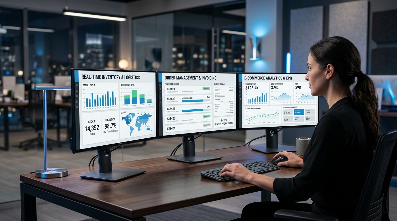 Melhor ERP para E-commerce em 2026: Comparativo Bling vs Tiny vs Eccosys